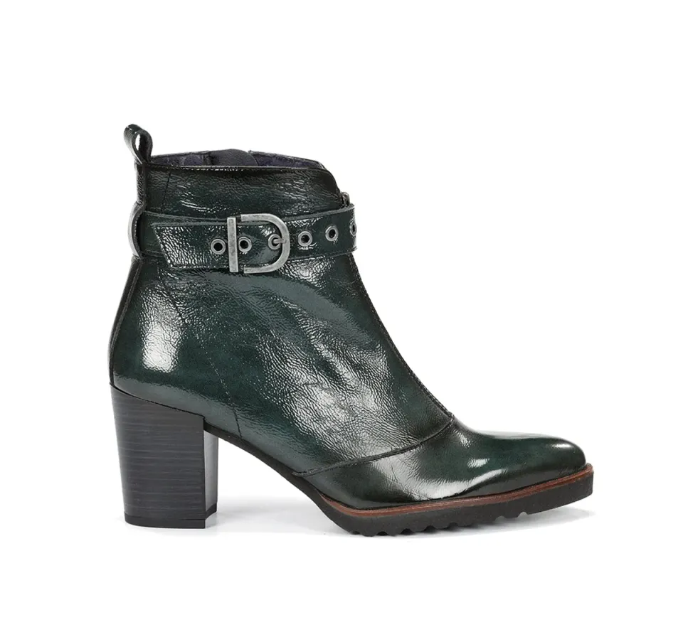 Dorking by Fluchos Thais D8300 stivaletti verde tacco