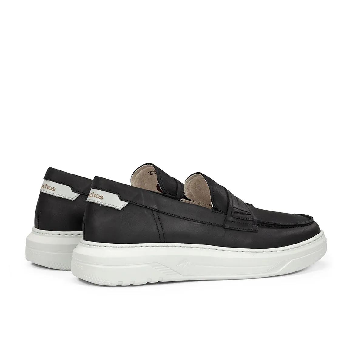 Fluchos Boston F2224 mocassino uomo nero leggero