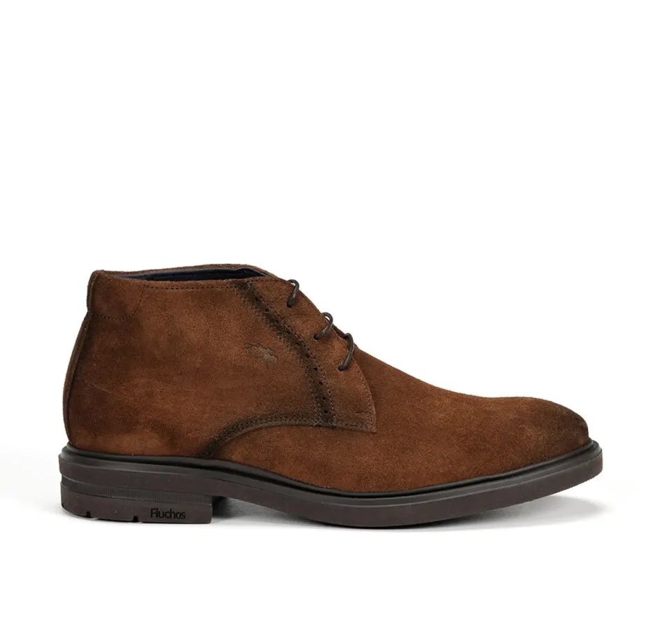 Fluchos Belgas F0772 stivaletti marroni suola Light