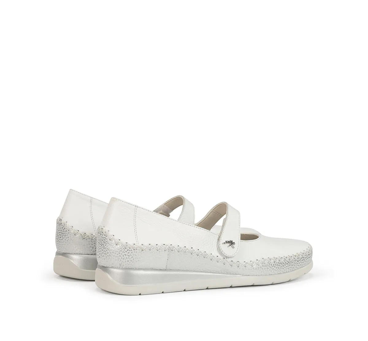 Fluchos Sella F2146 scarpe donna bianche zeppa leggera