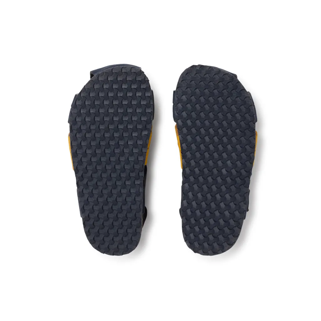 Suecos Liten sandali primi passi bimbo blu pelle