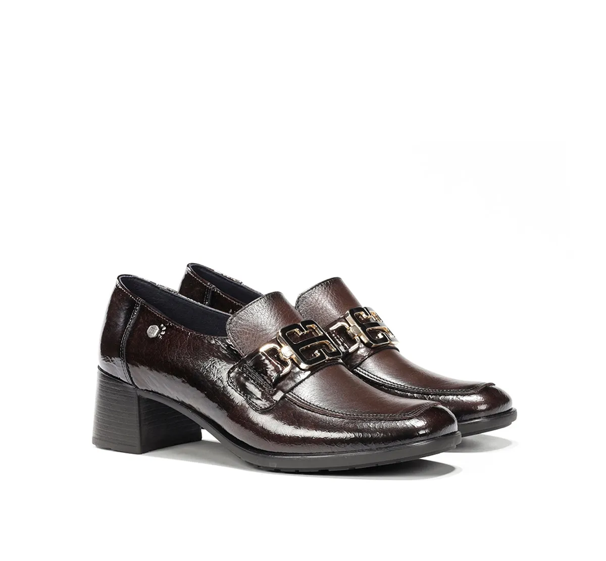 Fluchos Ikia D9774 Mocassino Donna Marrone Tacco Basso