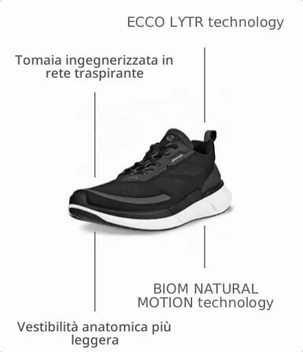 Ecco Biom 2.2 sneaker donna pelle ammortizzate