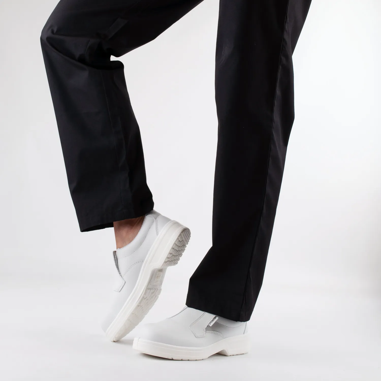 Suecos Aneto scarpe bianche slip-on lavoro