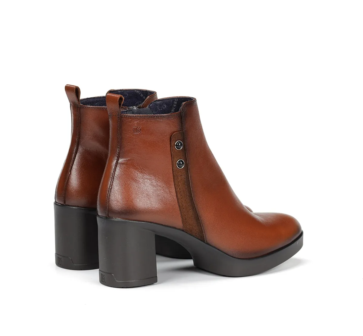 Fluchos Elite D9423 stivaletti donna marroni tacco