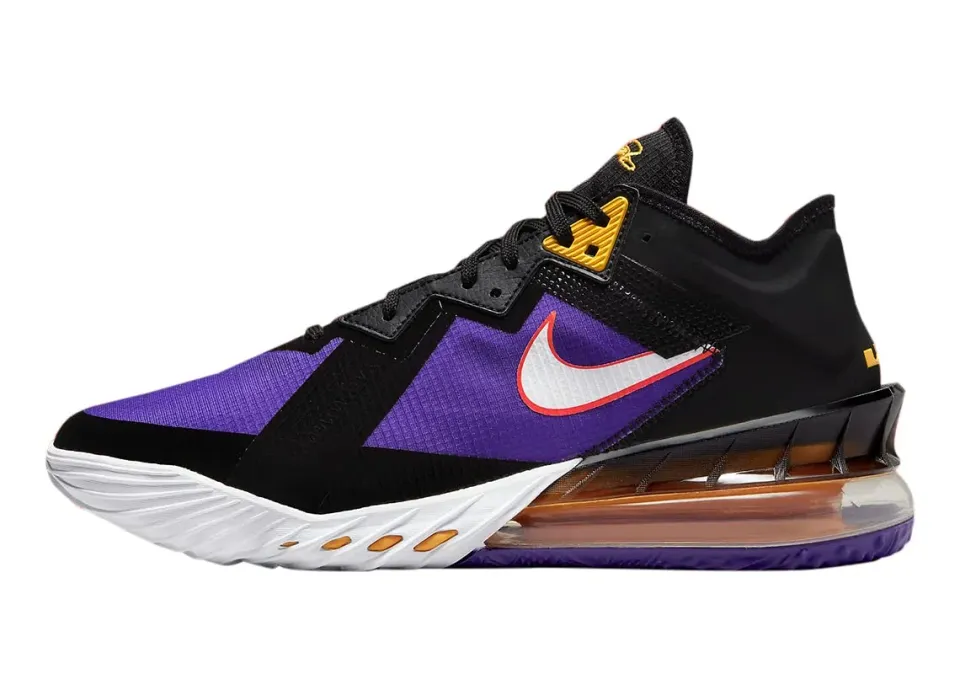 Nike LeBron 18 Low CV7562-100 scarpe basket 45 EU nero