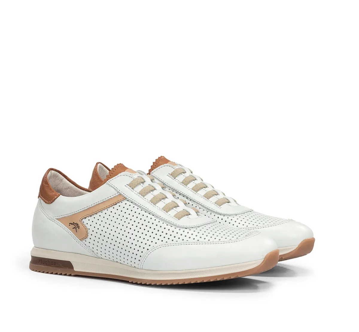 Fluchos Samir F2189 sneakers uomo bianche traspiranti