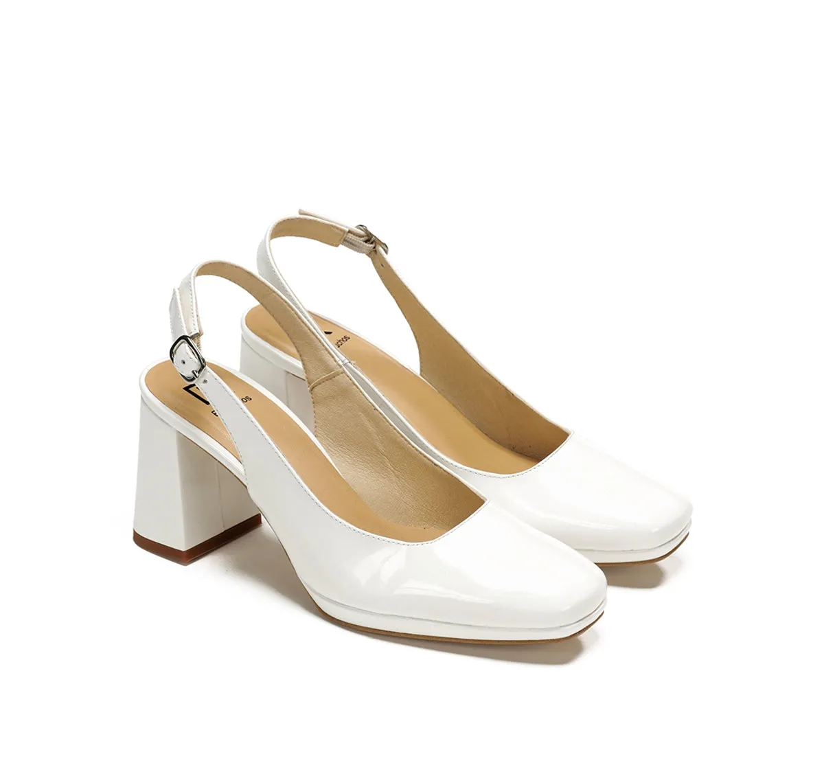 Dorking Karla D9262 scarpe donna bianche tacco