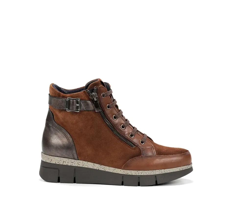 Fluchos India D9329 stivaletti donna marrone