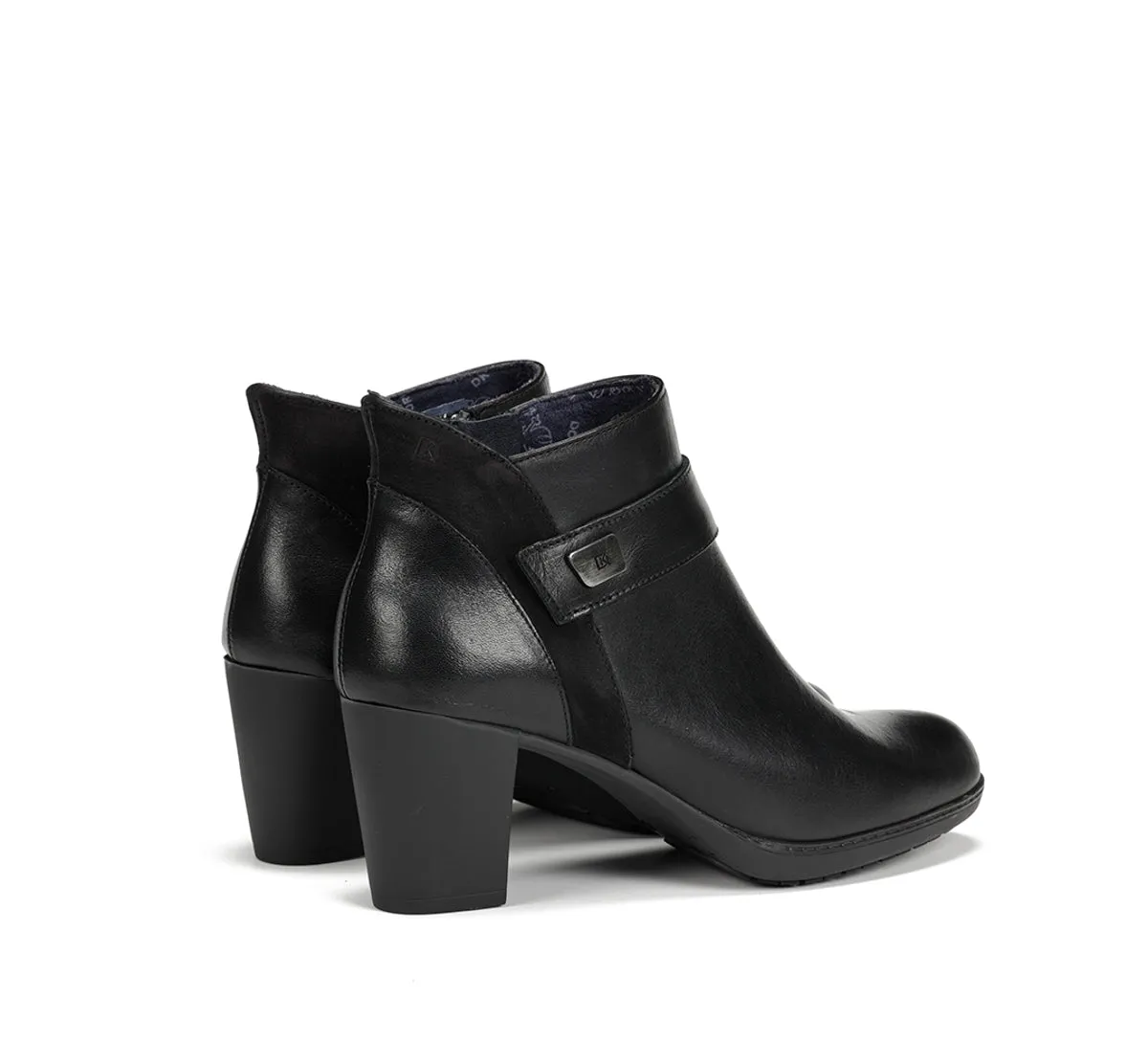 Fluchos Evelyn D9111 stivaletti donna neri tacco alto