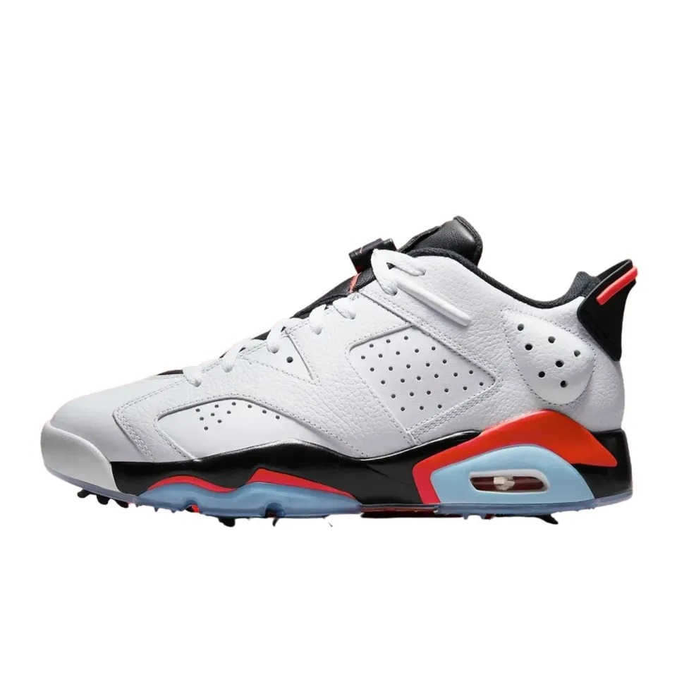 Jordan Retro 6 G scarpe golf uomo nabuk nero