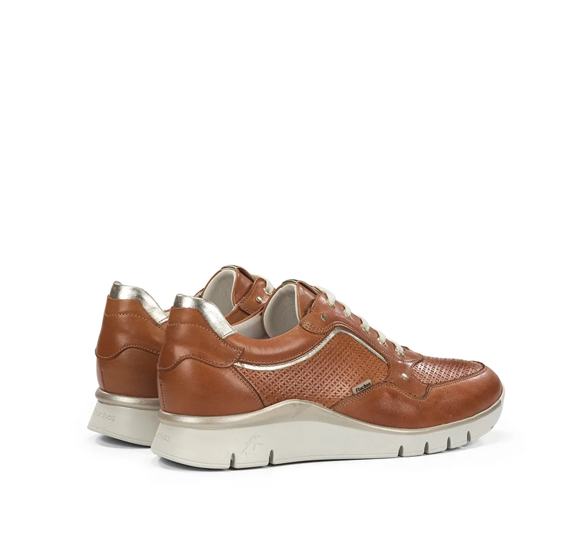 Fluchos Union F2175 sneakers marroni donna pianta ampia