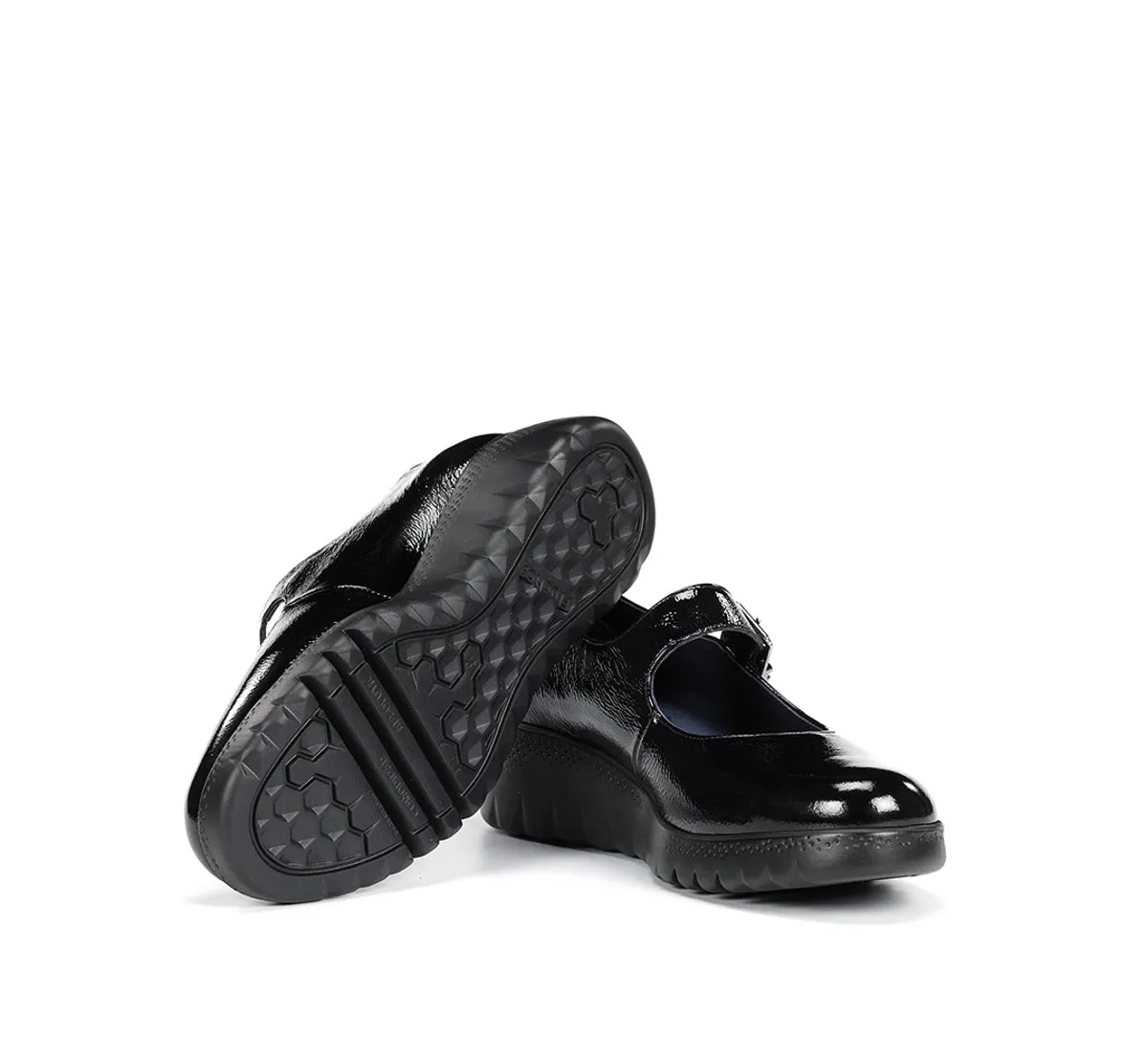 Fluchos Live F2247 scarpe donna nero zeppa