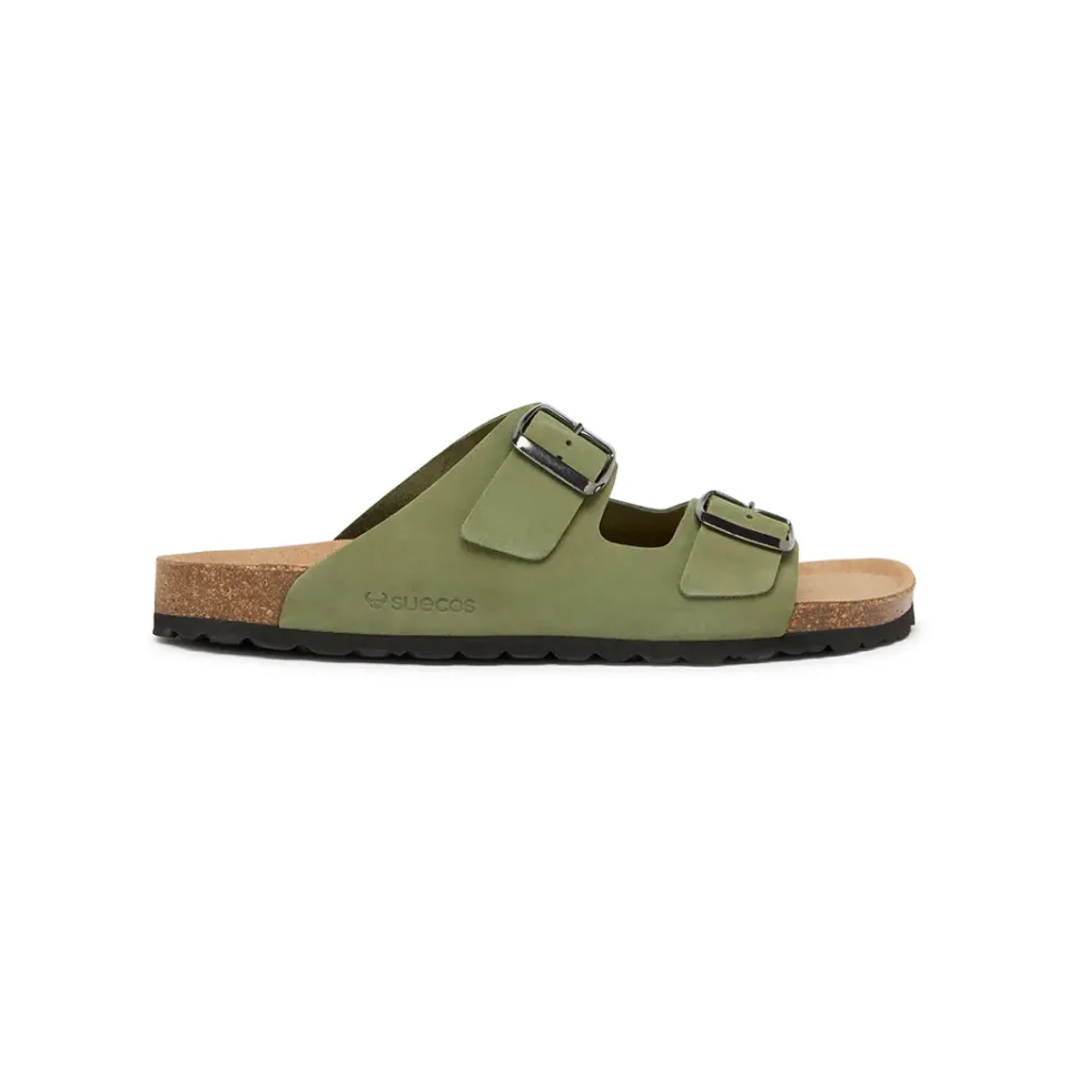 Suecos Ek Soft Sandali Verdi Pelle