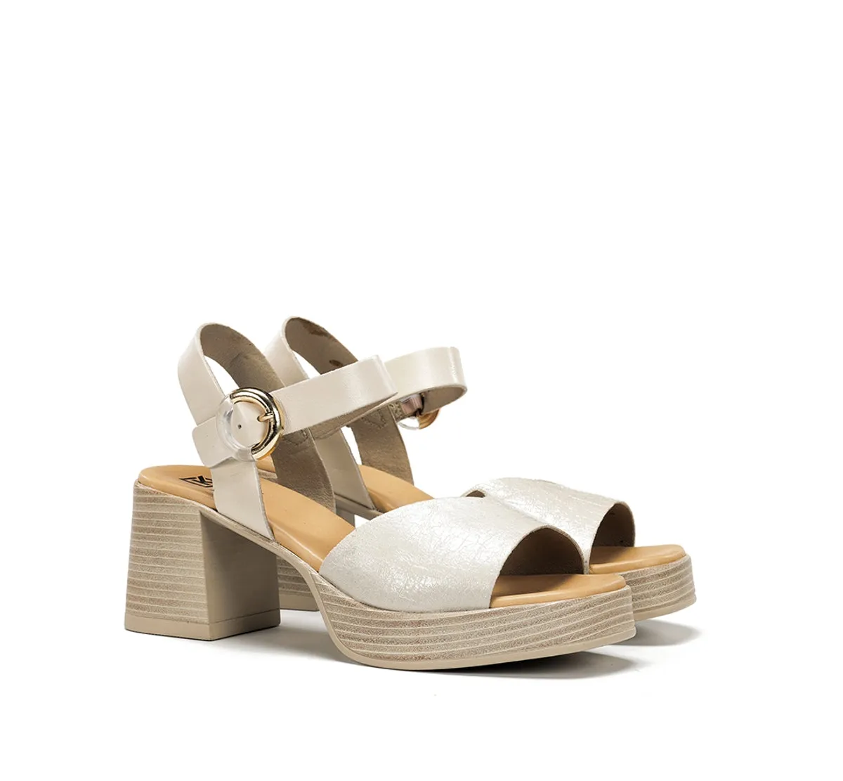 Dorking Diamond D9287 Sandalo Donna Bianco Tacco