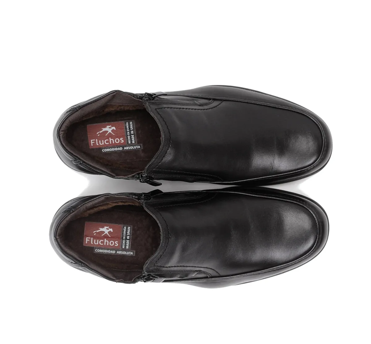 Fluchos Luca 87830 stivaletti uomo neri pelle