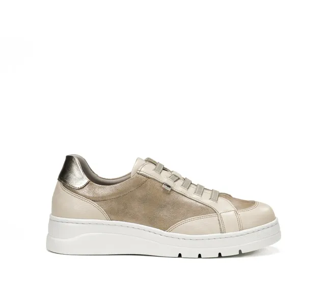 Fluchos Pompas F1918 sneakers donna tortora leggere