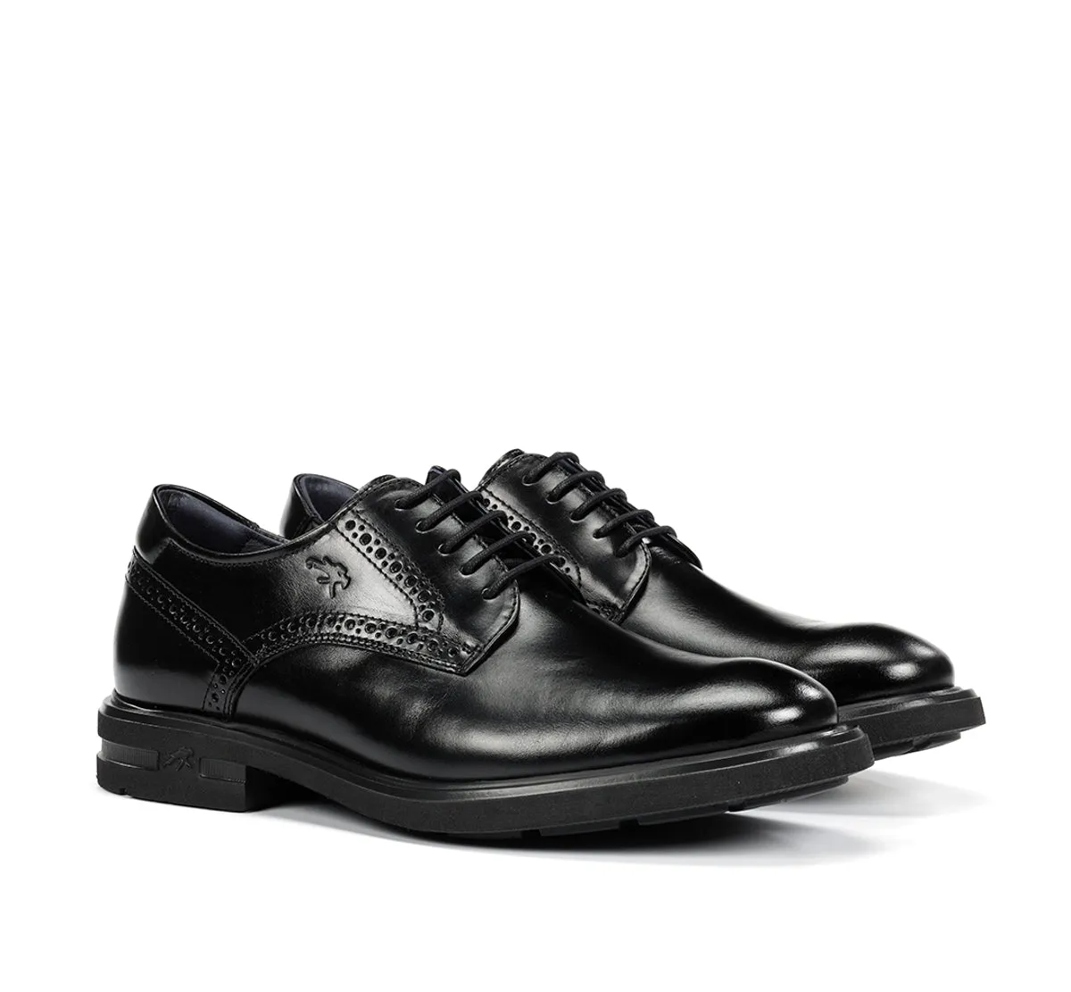 Fluchos Belgas F0630 scarpa uomo nero elegante