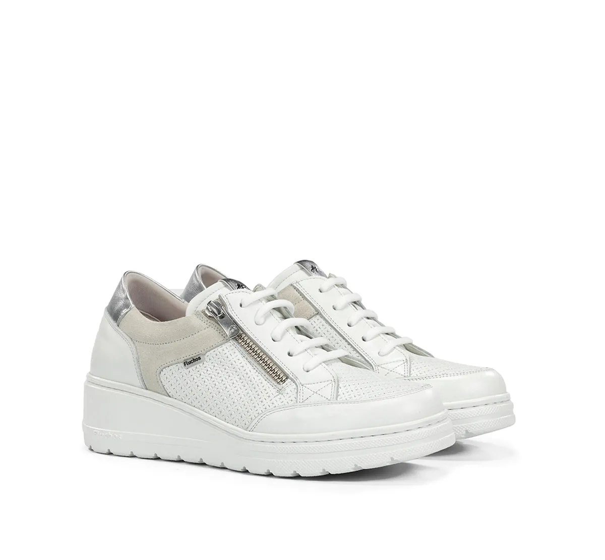 Fluchos Aqua F2173 sneakers donna bianche zeppa