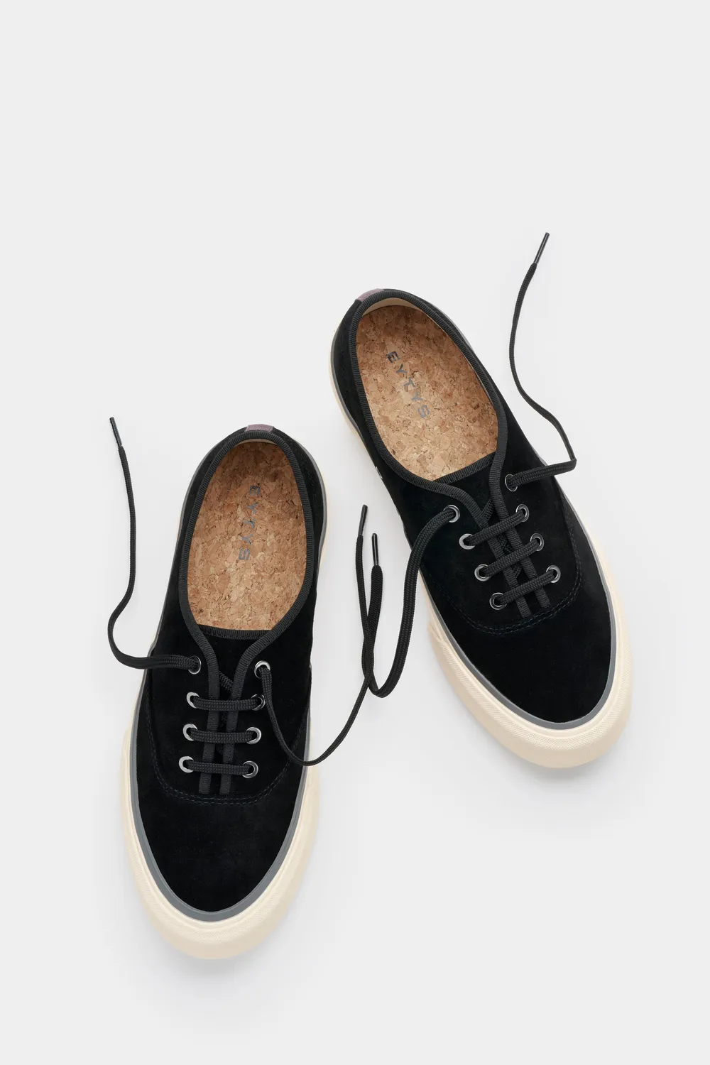 Eytys Anthem sneakers suede nere antiscivolo
