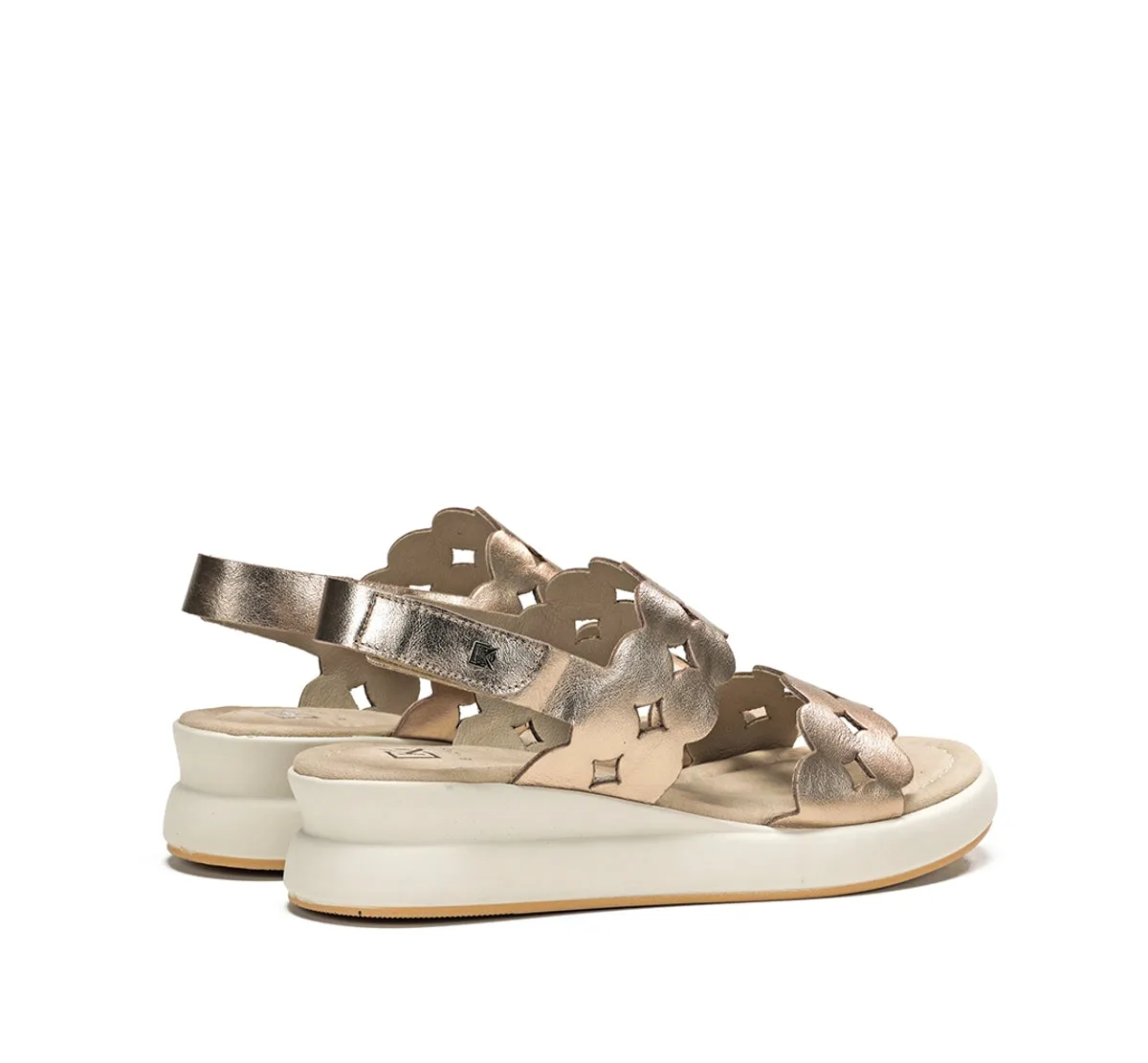 Fluchos Slam D9291 sandali oro fibbie
