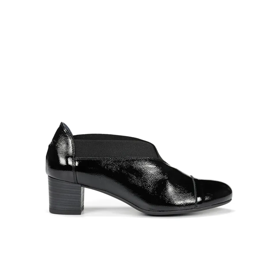 Fluchos Geminis D8638 scarpe donna nero tacco medio