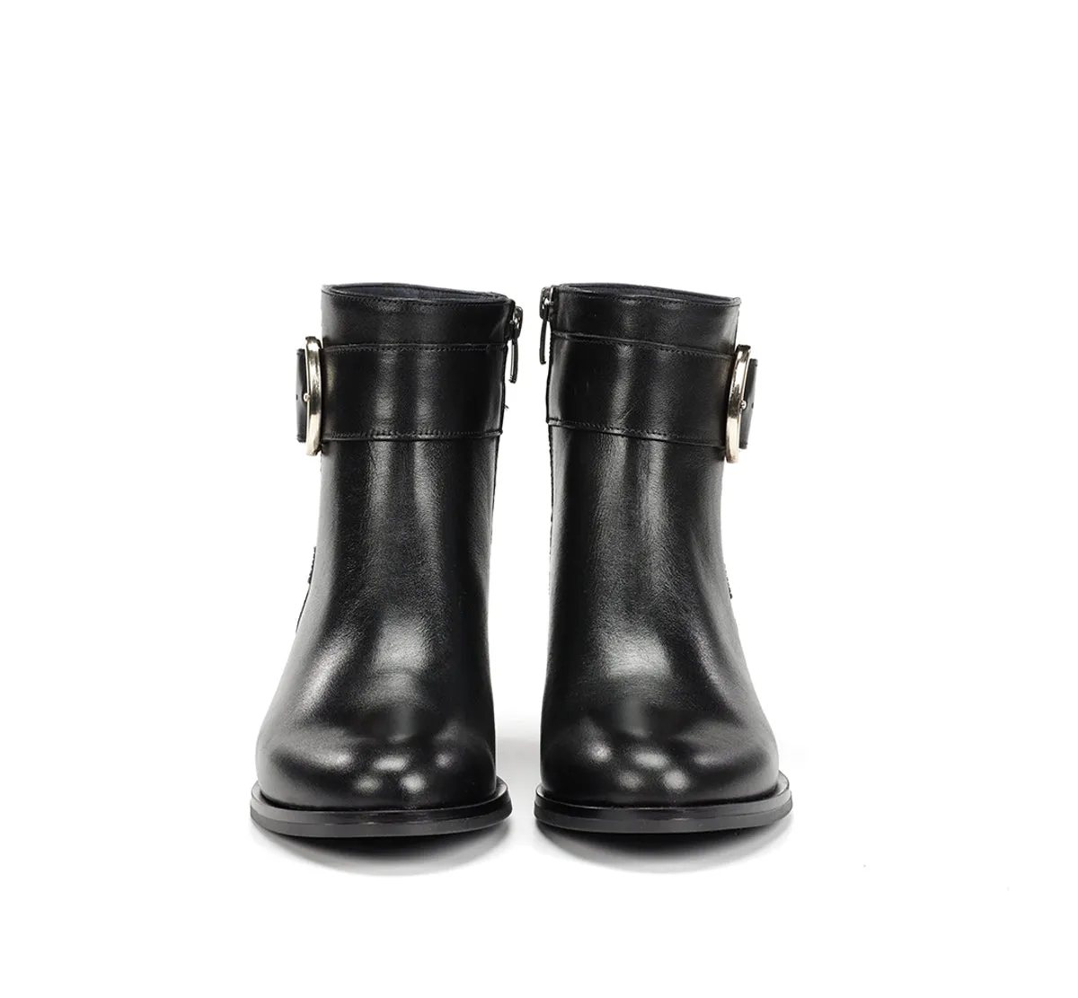 Fluchos Kim D9603 stivaletto donna nero tacco basso