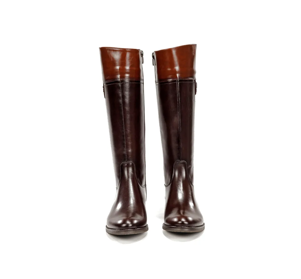 Fluchos Tierra D9827 stivali marrone donna tacco basso
