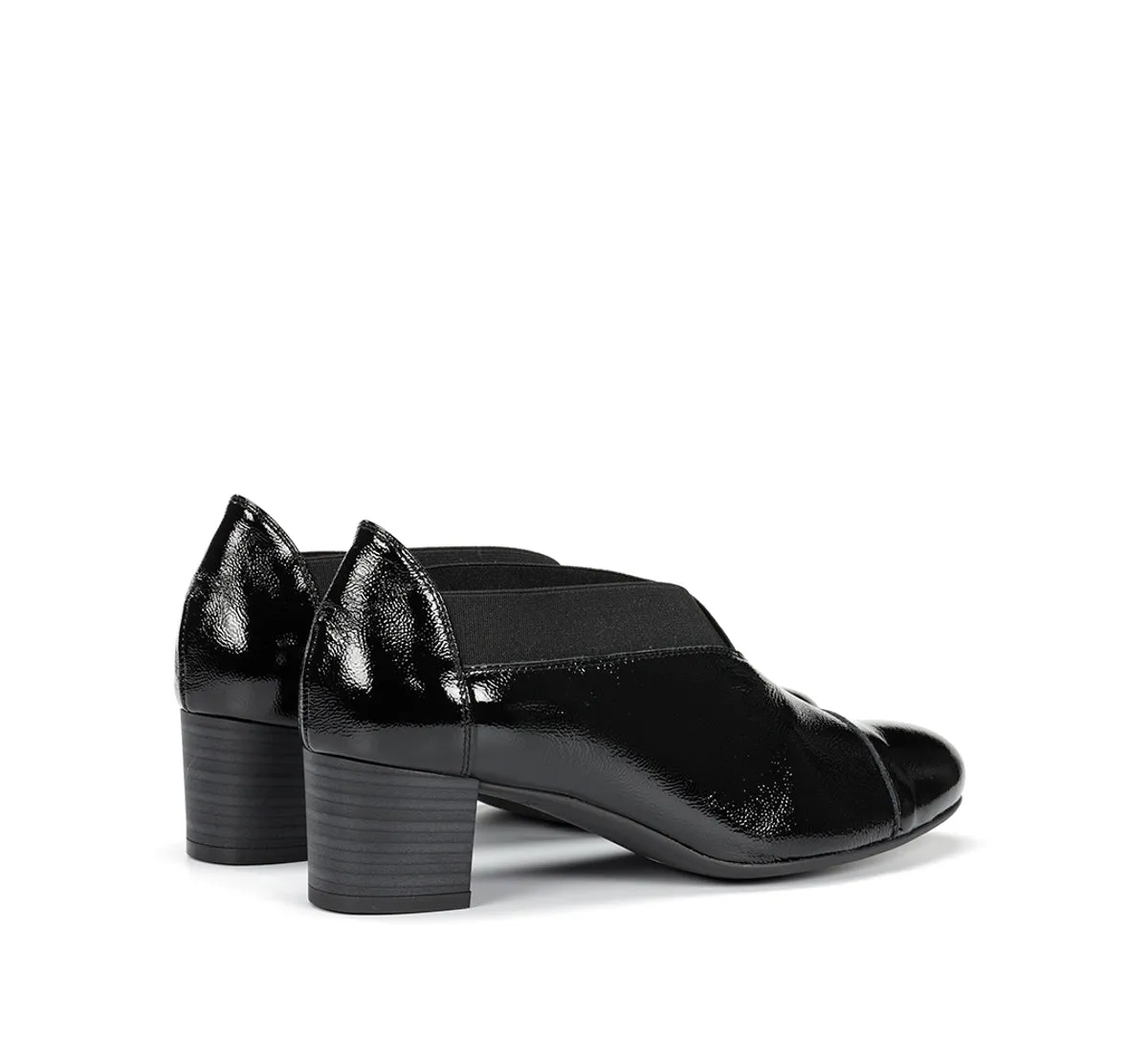 Fluchos Geminis D8638 scarpe donna nero tacco medio