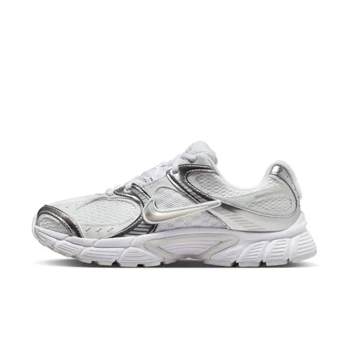 Nike V5 RNR scarpe donna stile Y2K suola spessa argentate