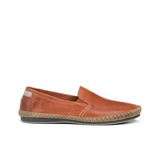 Fluchos Bahamas 8674 mocassini uomo arancioni slip-on