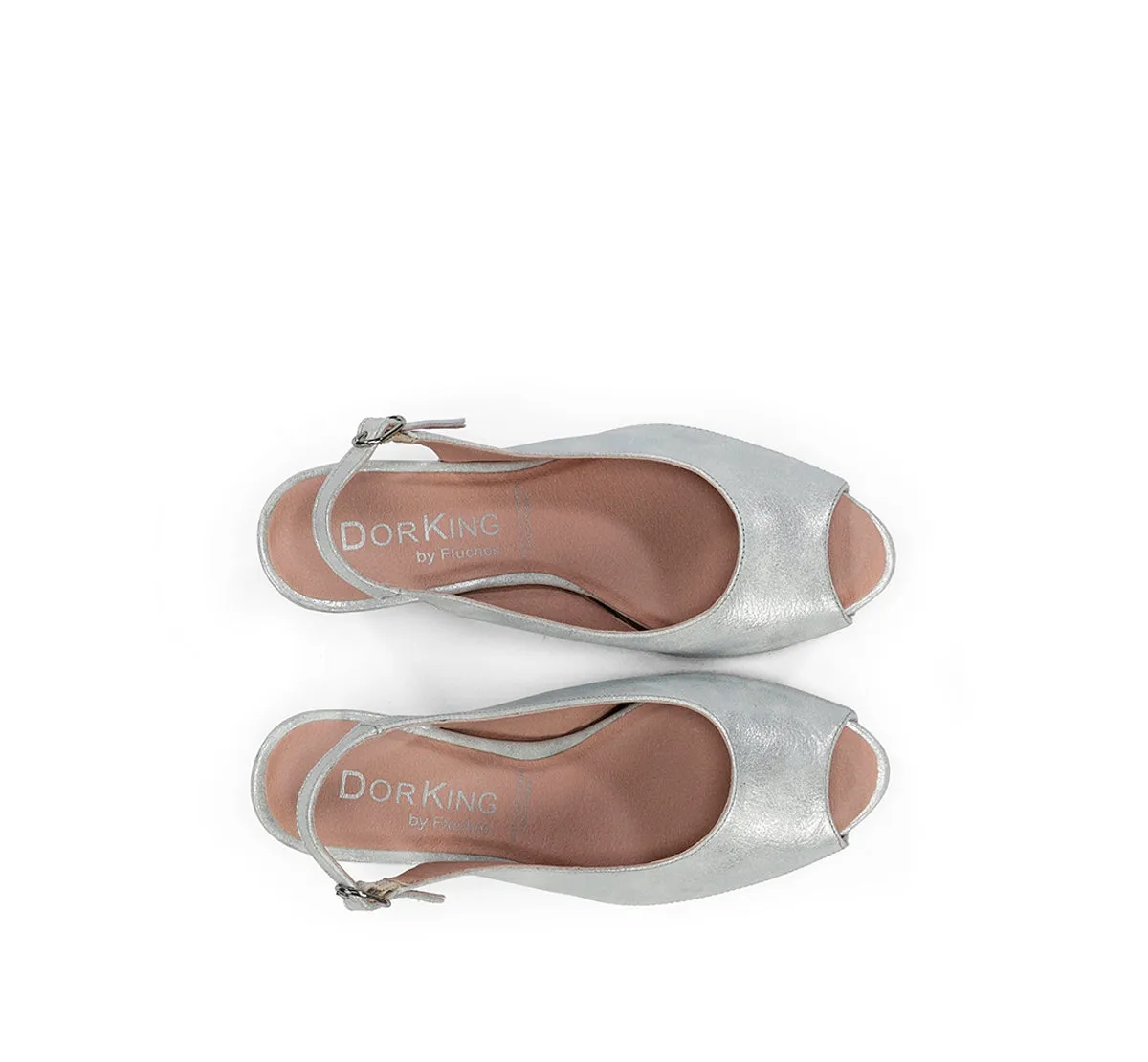 Dorking Blesa D6604 décolleté donna argento