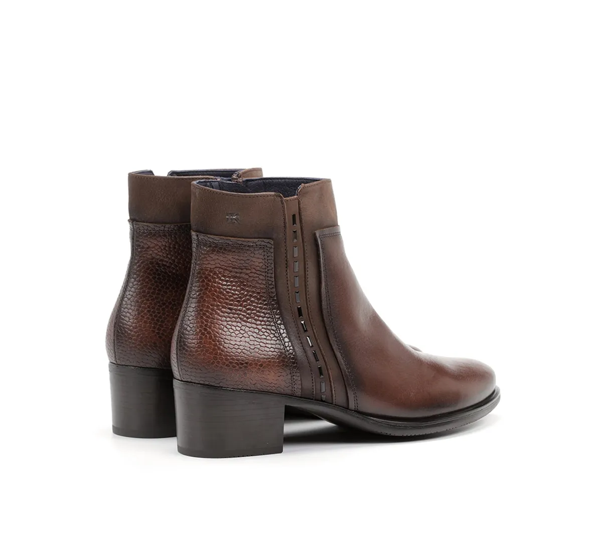 Fluchos Alegria D8271 tronchetto donna marrone zip