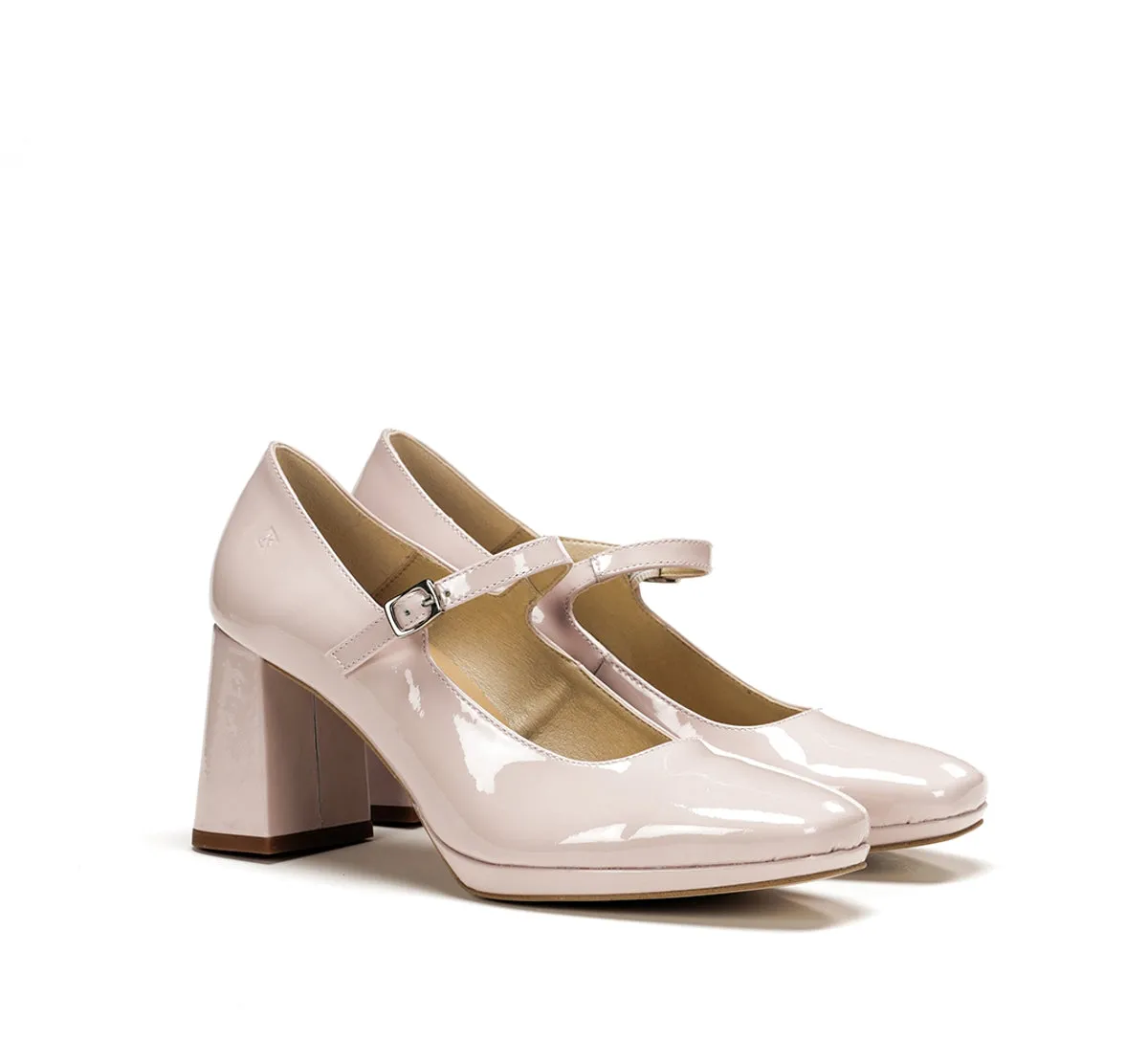 Fluchos Karla D9265 Décolleté Nude Tacco Trapezio