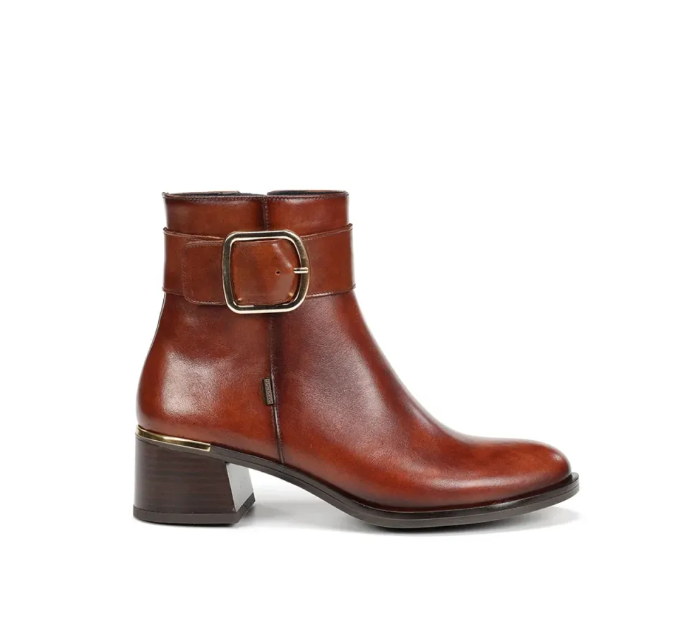 Dorking Kim D9603 stivaletto donna marrone tacco basso