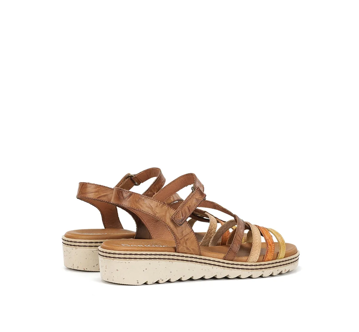 Fluchos Espe D9113 sandali donna marrone fibbia