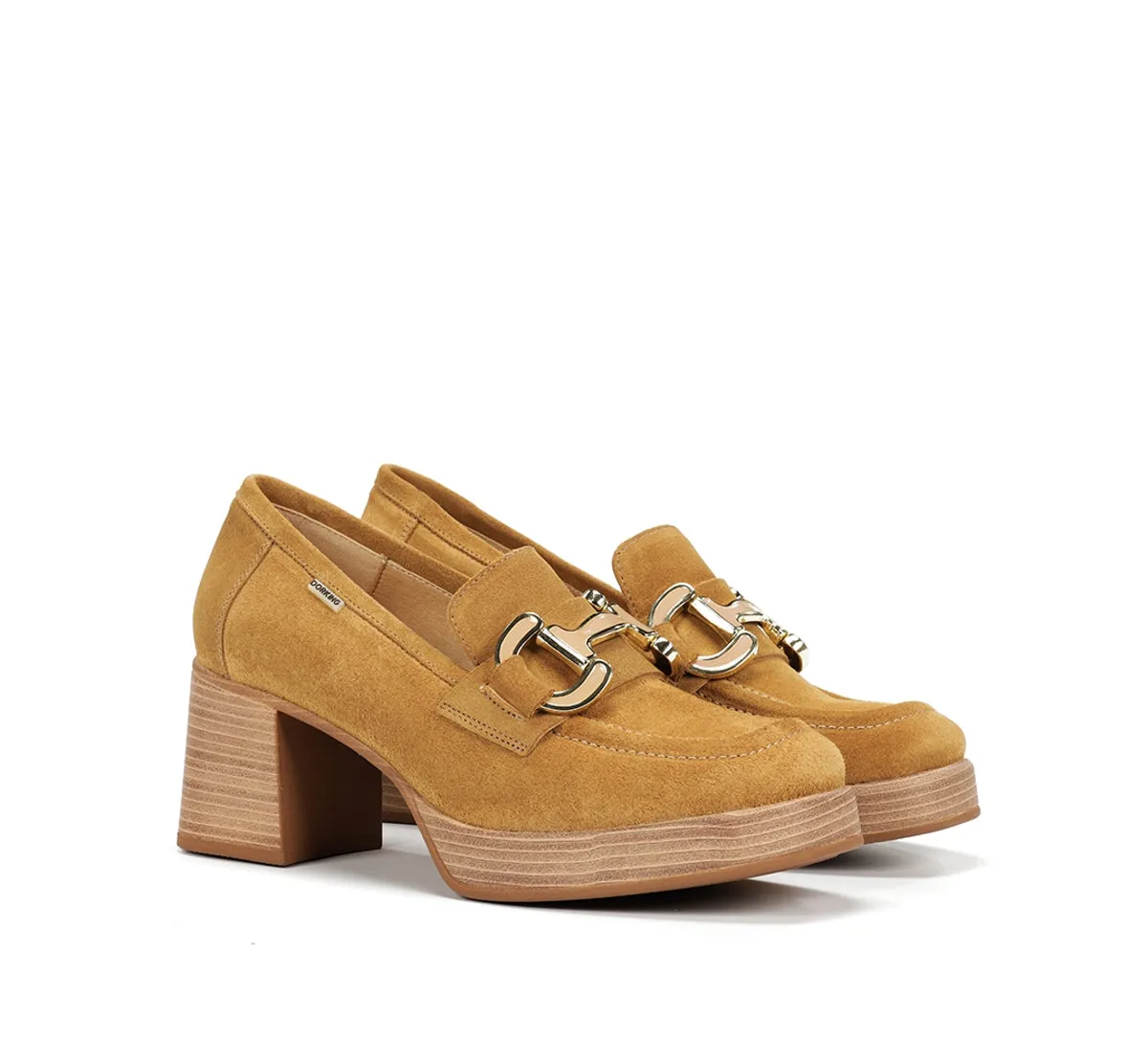 Fluchos Cristel D9232 mocassini donna marrone pelle
