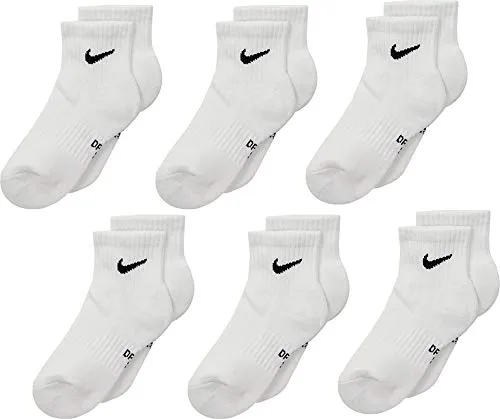 Nike Df Perf Basic calzini quarter grigi