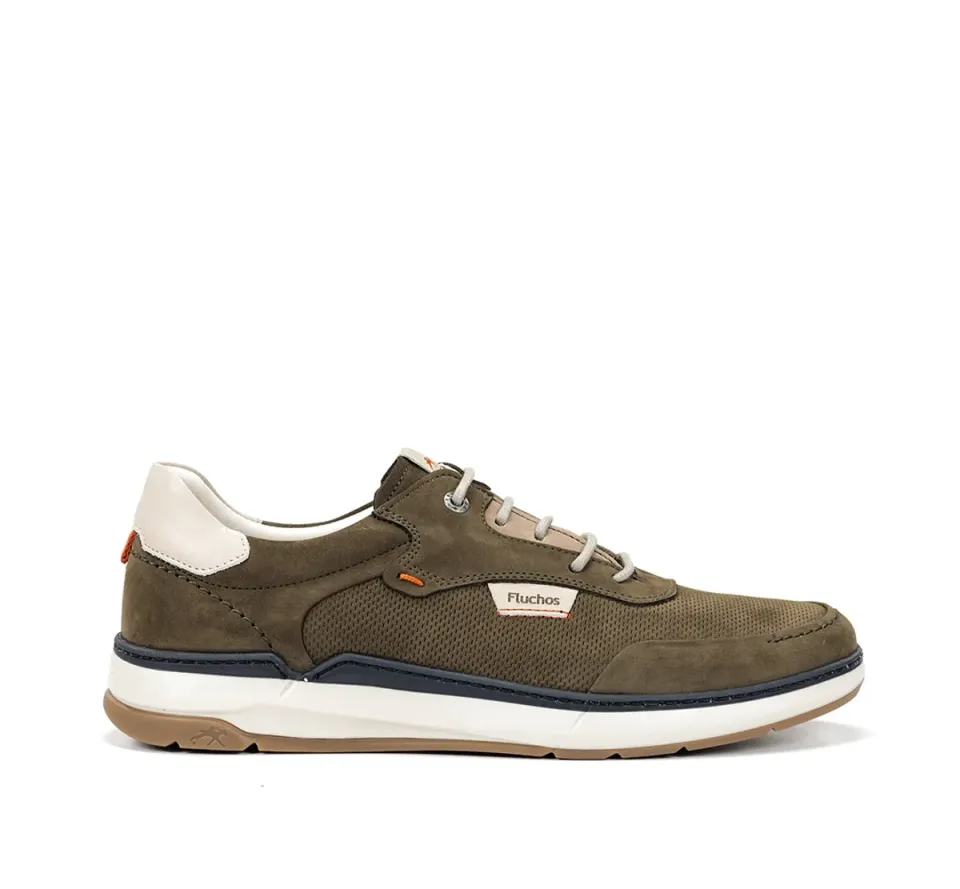 Fluchos Jeff F2210 scarpe uomo verdi casual