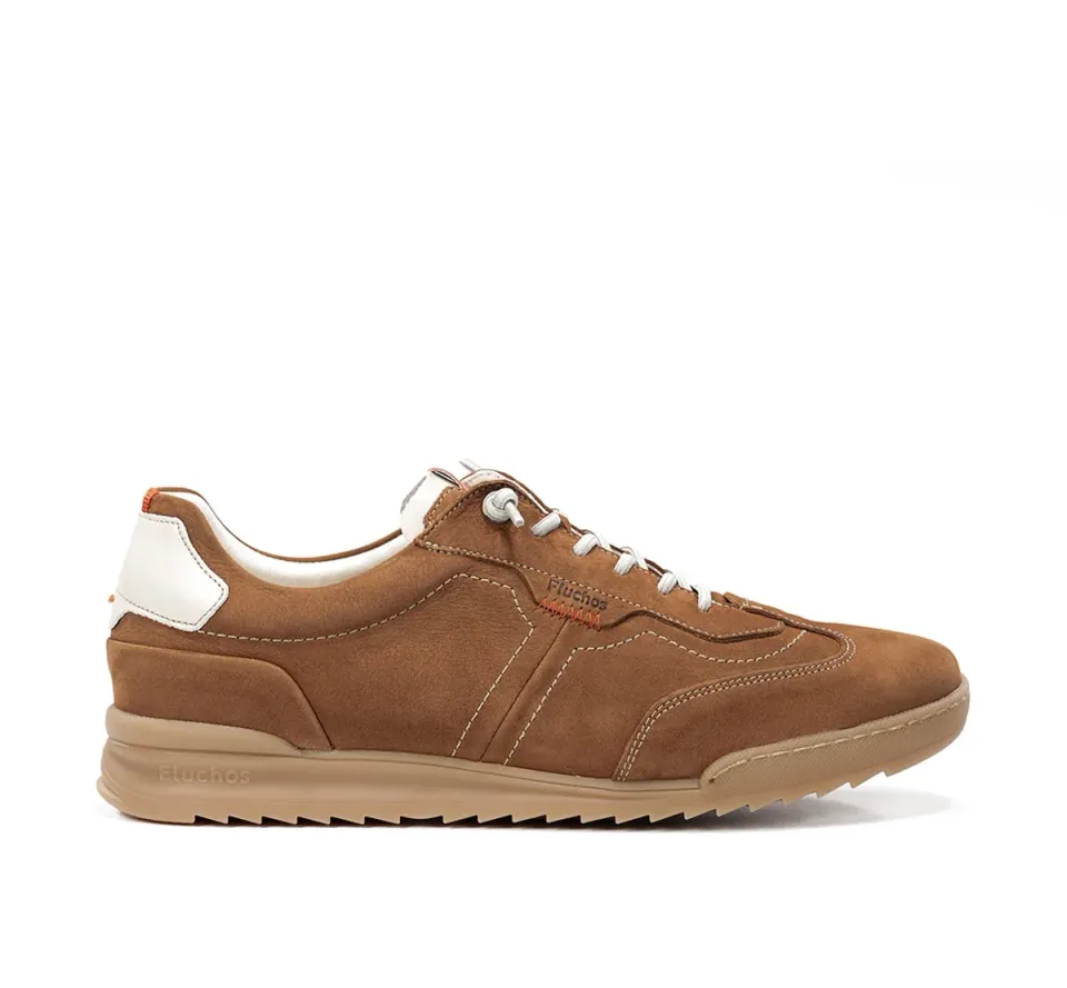 Fluchos Elder F2383 sneakers uomo marrone elegante