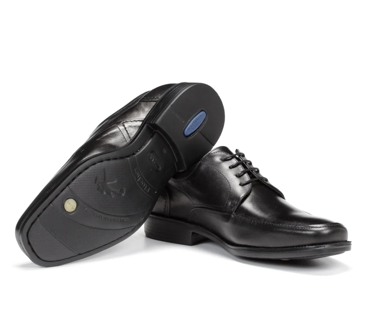 Fluchos Rafael 7995 scarpe nere uomo pianta larga