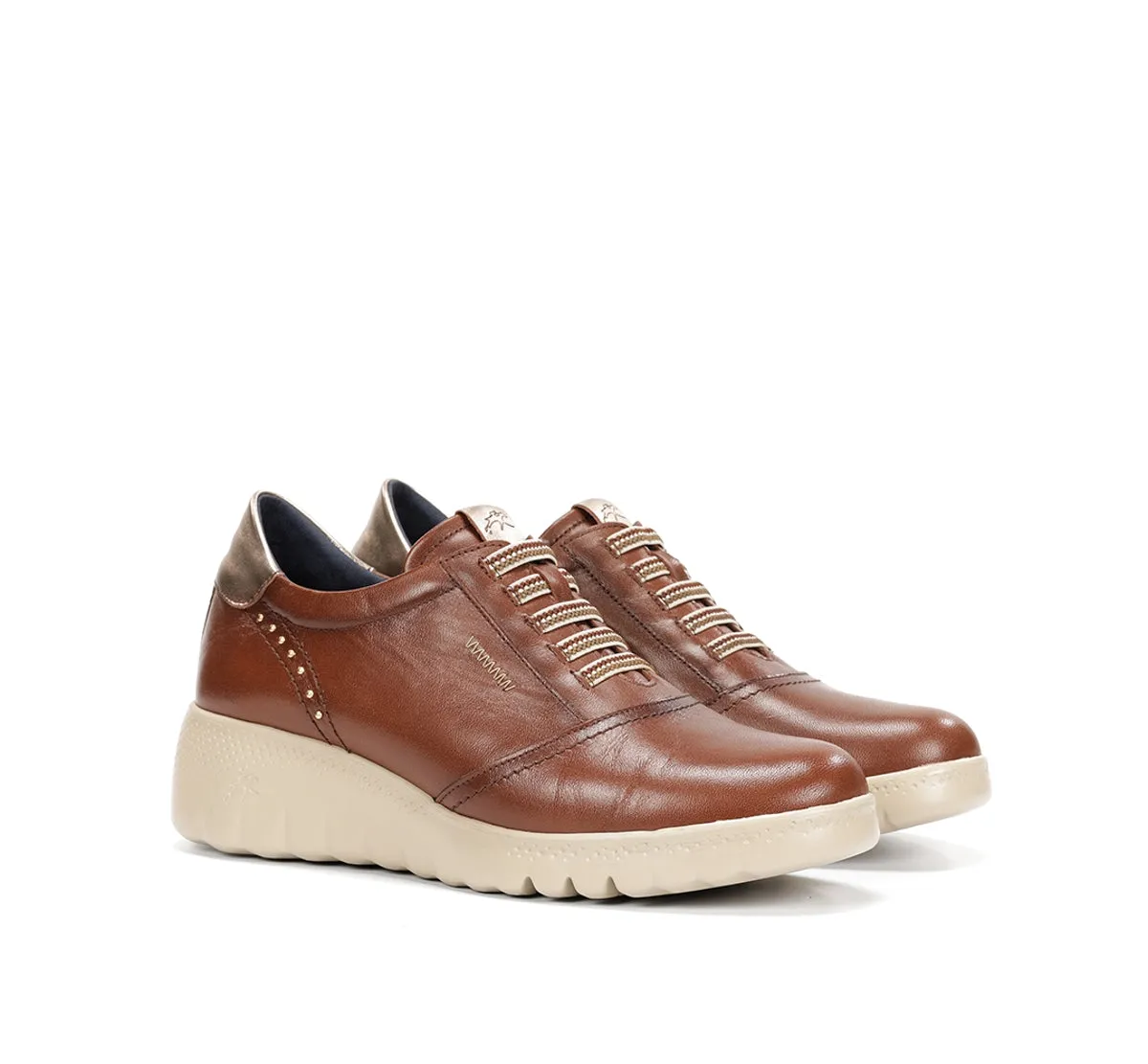 Fluchos Live F2096 sneakers marrone donna zeppa