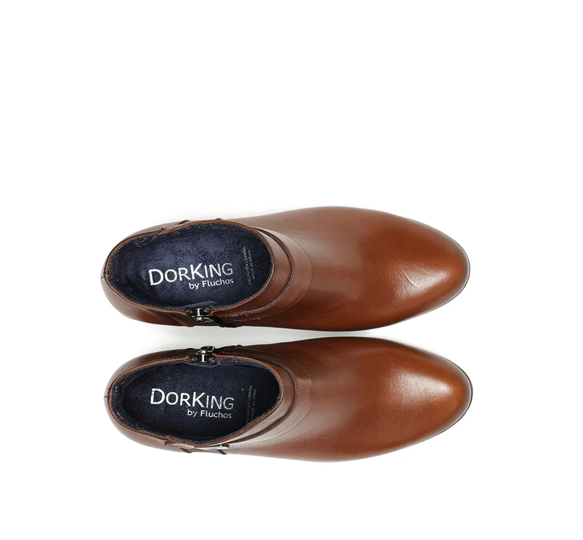 Dorking Evelyn D9111 Stivaletti Donna Marroni Tacco Alto