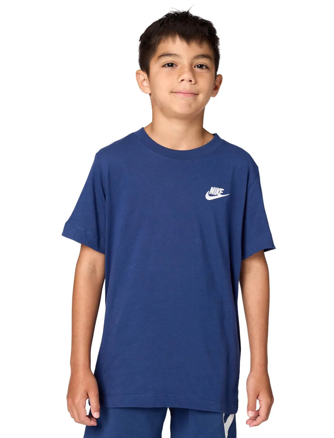 Nike NSW Futura maglietta bambino cotone logo grande
