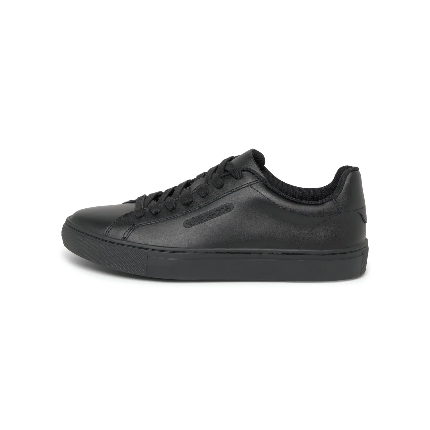Suecos Nord Black scarpe da lavoro nere in pelle