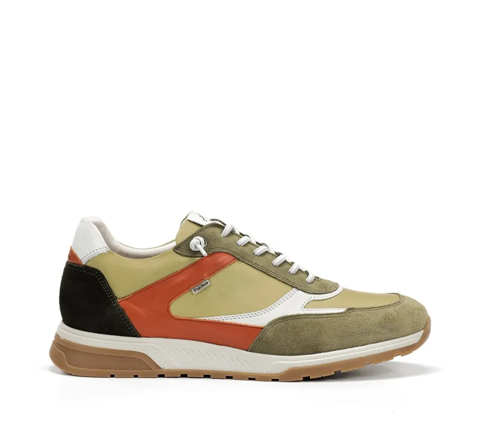 Fluchos Louis F2192 sneakers uomo verdi pelle
