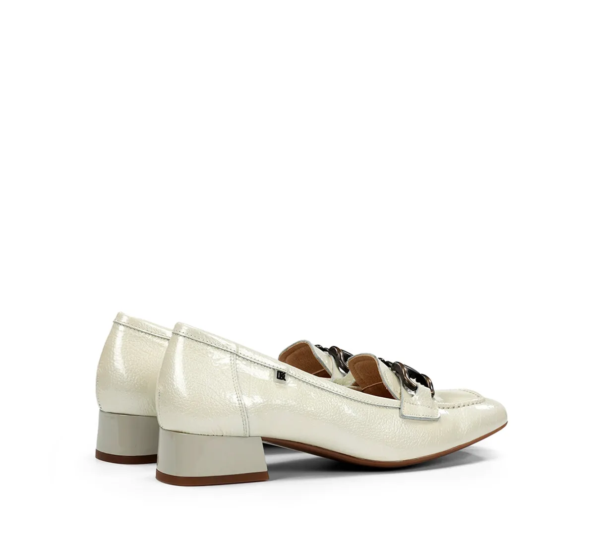 Fluchos Gia D9303 mocassini donna taupe tacco