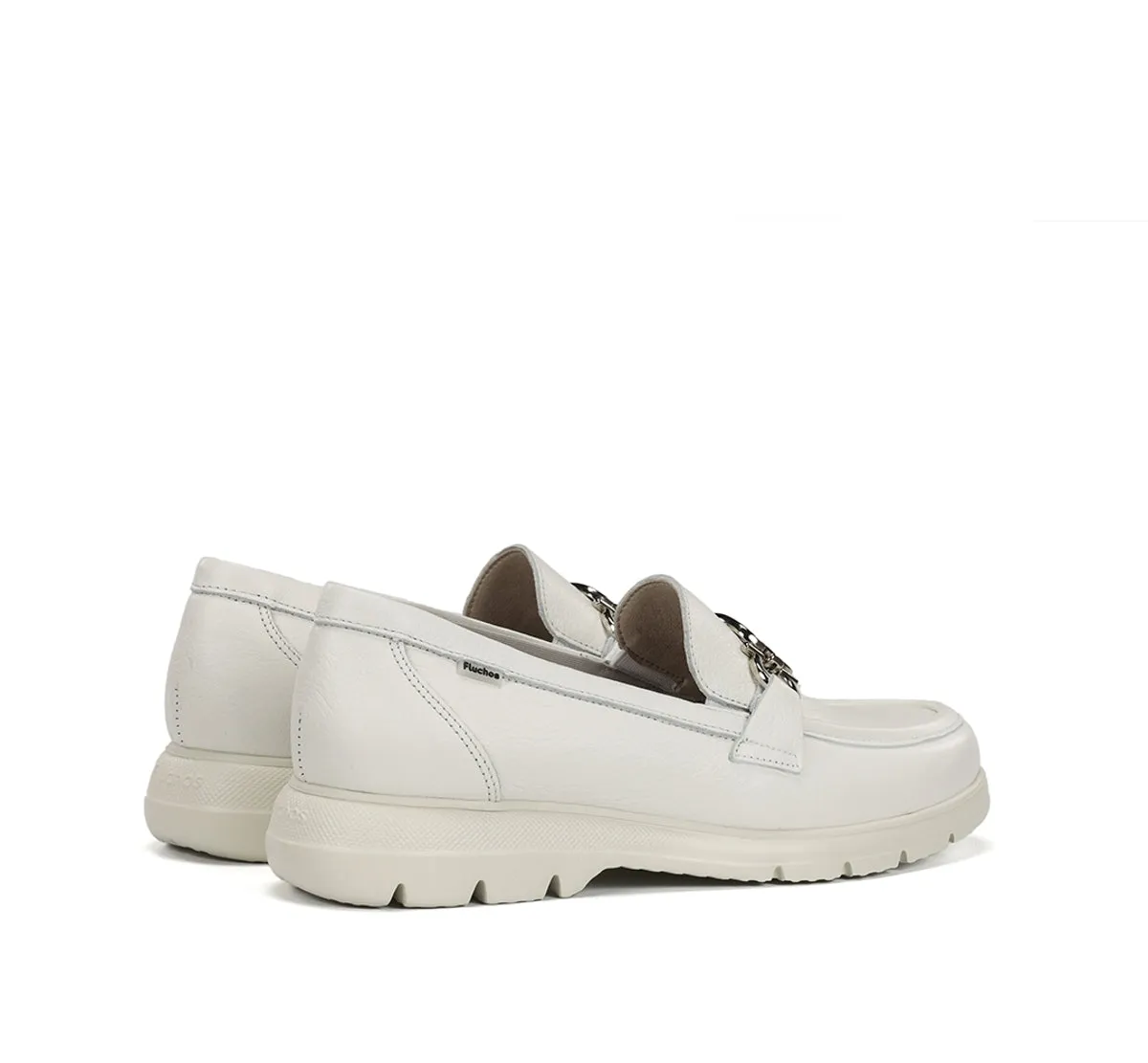Fluchos Gladis F2282 mocassini donna bianchi comodi