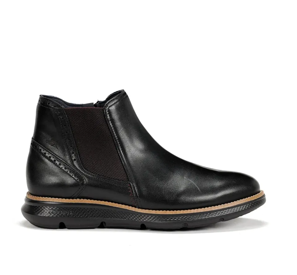 Fluchos William F1354 stivaletto uomo nero pelle