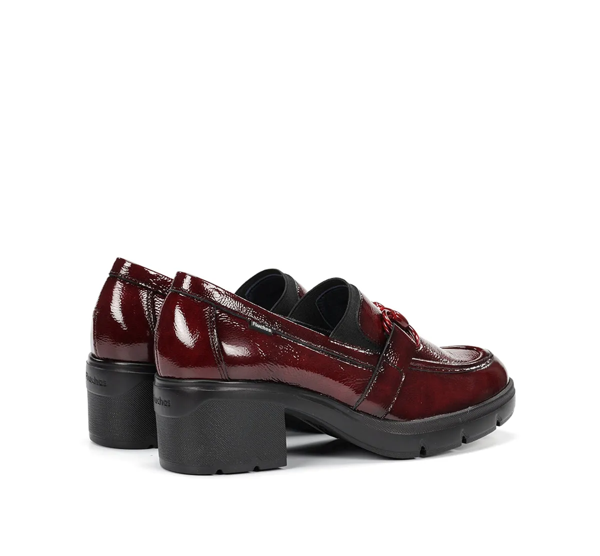 Fluchos Fugaz F2111 mocassini donna rossi carrarmato